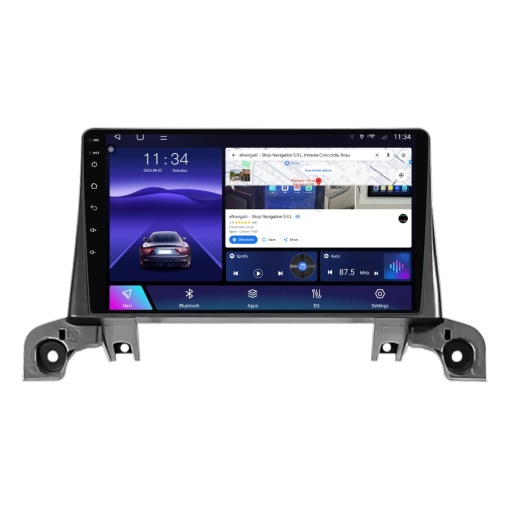 Navigatie Peugeot 5008 II (2017+) cu Android, 8GB RAM, 128GB ROM, Ecran QLED 9" Touchscreen, CarPlay Wireless, DSP Pro