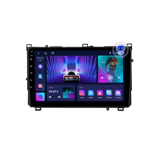 Navigatie Toyora Auris 2015-2019 9 INCH 1 GB RAM + 32 GB ROM 4 Core COOLER