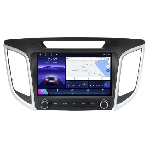 Navigatie Dedicata Hyundai IX25 / Creta (2015-2019) cu Android, 2GB RAM, Ecran 9" Touchscreen, CarPlay, Wi-Fi, Bluetooth, USB, Waze, SIM 4G