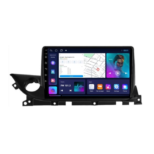 Navigatie Mazda 6 (dupa 2018) cu Android, 1GB RAM, 16 GB, Ecran IPS 9" 1024 x 600, WiFi, Bluetooth, suport camera DVR