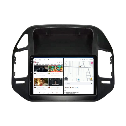 Navigatie Mitsubishi Pajero III (2001-2006) cu Android, 1GB RAM, 16 GB, Ecran IPS 10" 1024 x 600, WiFi, Bluetooth, suport camera DVR