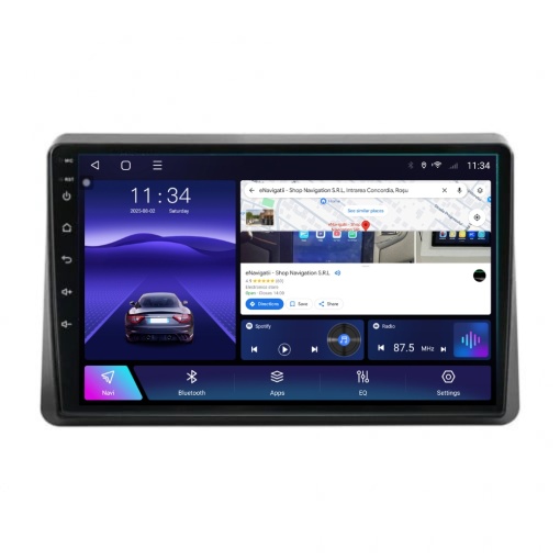 Navigatie Opel Movano B (2019-2022) cu Android, 8GB RAM, 128GB ROM, Ecran QLED 10" Touchscreen, CarPlay Wireless, DSP Pro