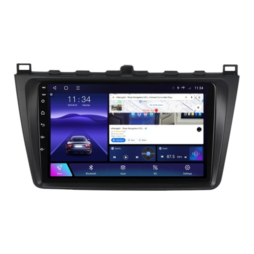 Navigatie Mazda 6 (2008-2013) cu Android, 8GB RAM, 128GB ROM, Ecran QLED 9" Touchscreen, CarPlay Wireless, DSP Pro