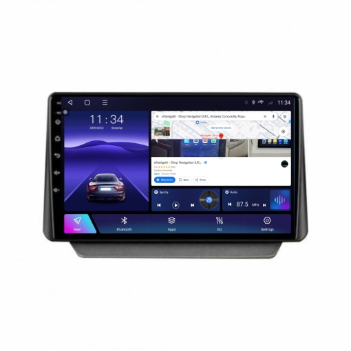Navigatie Mazda CX-3 (2015+) cu Android, 6GB RAM, 128GB ROM, Ecran QLED 9" Touchscreen, CarPlay Wireless, DSP