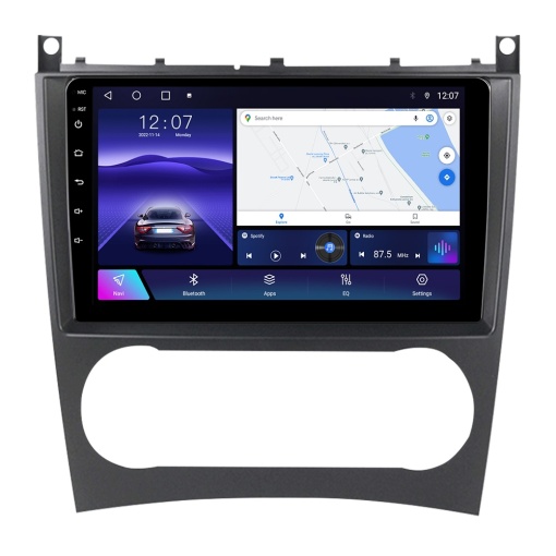 Navigatie Mercedes Benz C CLASS W203 2004-2007 2 GB RAM + 32 GB ROM QLED 4 CORE CARPLAY COOLER