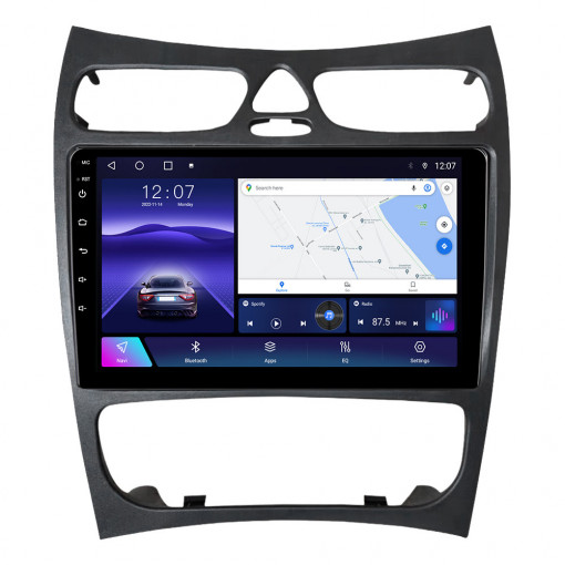Navigatie Mercedes CLK 2000-2005 9 inch 1 GB RAM + 32 GB ROM 4 Core COOLER