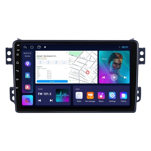 Navigatie Opel Agila (2007-2014) cu Android, 2GB RAM, 32 GB, Ecran IPS 9" 1280 x 720, CarPlay & Android Auto, WiFi, Bluetooth, suport camera DVR