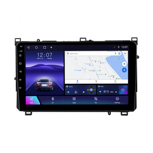 Navigatie Toyora Auris 2015-2019 9 INCH 4 GB RAM + 64 GB ROM QLED 8 CORE SIM CARPLAY COOLER
