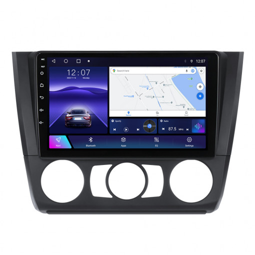 Navigatie BMW SERIA 1 E81 E87 (2003-2013) CLIMA MANUALA 9 INCH 2 GB RAM + 32 GB ROM QLED 4 CORE CARPLAY COOLER