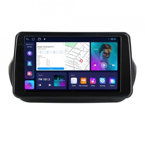 Navigatie Citroen Nemo (2008-2018) cu Android, 2GB RAM, 32 GB, Ecran IPS 9" 1280 x 720, CarPlay & Android Auto, WiFi, Bluetooth, suport camera DVR