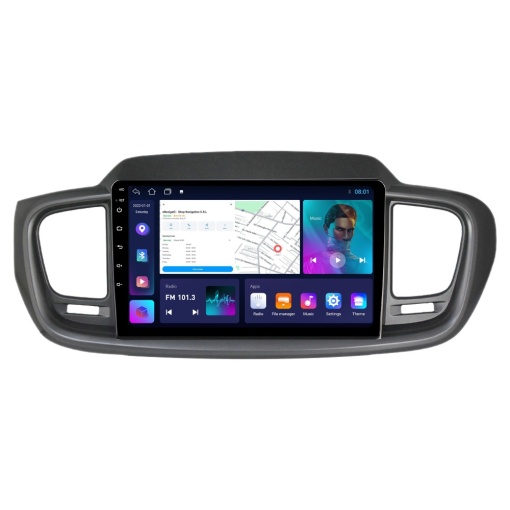 Navigatie Kia Sorento III (2015-2020) cu Android, 1GB RAM, 16 GB, Ecran IPS 10" 1024 x 600, WiFi, Bluetooth, suport camera DVR