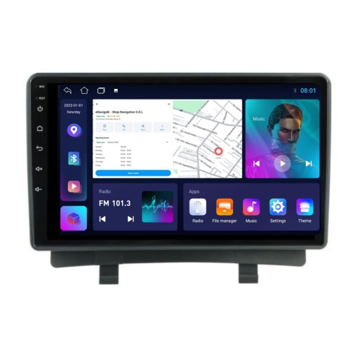 Navigatie Opel Zafira Tourer C (2011-2016) cu Android, 1GB RAM, 16 GB, Ecran IPS 9" 1024 x 600, WiFi, Bluetooth, suport camera DVR