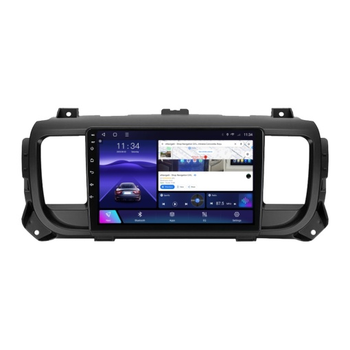 Navigatie Peugeot Expert (2016+) cu Android, 6GB RAM, 128GB ROM, Ecran QLED 9" Touchscreen, CarPlay Wireless, DSP