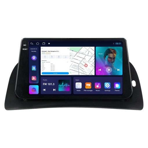 Navigatie Renault Kangoo 2 (2008-2021) cu Android, 2GB RAM, 32 GB, Ecran IPS 9" 1280 x 720, CarPlay & Android Auto, WiFi, Bluetooth, suport camera DVR