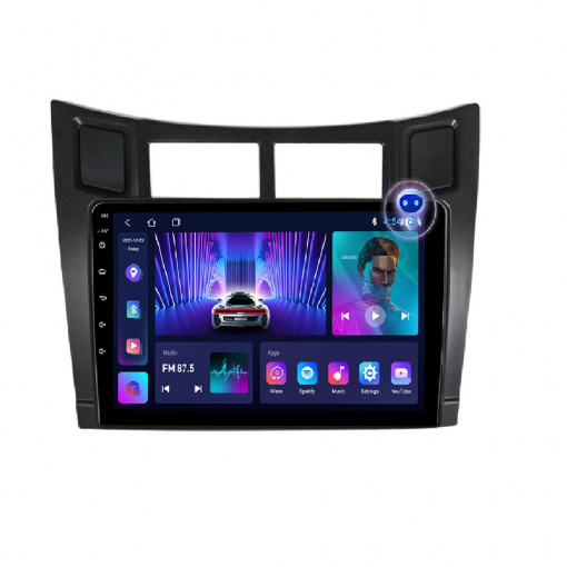 Navigatie Toyota Yaris P9 2005-2015 9 INCH 1 GB RAM + 32 GB ROM 4 Core COOLER
