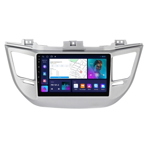 Navigatie Hyundai Tucson (2015-2020) cu Android, 2GB RAM, 32 GB, Ecran IPS 9" 1280 x 720, CarPlay & Android Auto, WiFi, Bluetooth, suport camera DVR