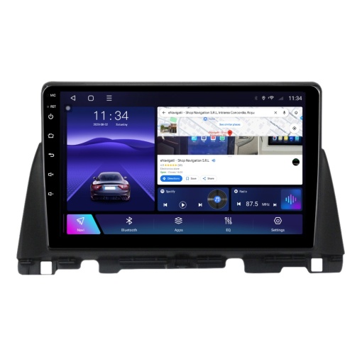 Navigatie Kia Optima II (2015+) cu Android, 8GB RAM, 128GB ROM, Ecran QLED 10" Touchscreen, CarPlay Wireless, DSP Pro