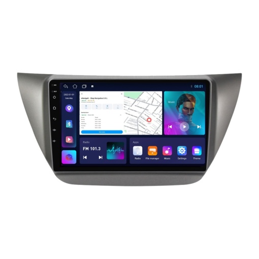Navigatie Mitsubishi Lancer IX (2006-2010) cu Android, 2GB RAM, 32 GB, Ecran IPS 9" 1280 x 720, CarPlay & Android Auto, WiFi, Bluetooth, suport camera DVR