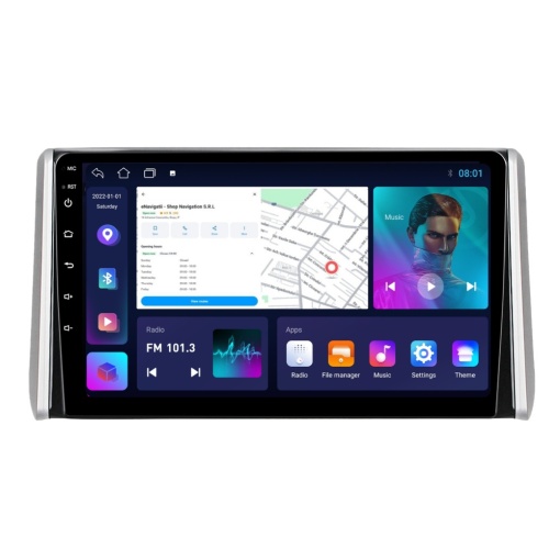Navigatie Suzuki Across (dupa 2020) cu Android, 1GB RAM, 16 GB, Ecran IPS 10" 1024 x 600, WiFi, Bluetooth, suport camera DVR