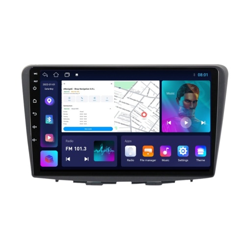 Navigatie Suzuki Baleno (dupa 2016) cu Android, 2GB RAM, 32 GB, Ecran IPS 9" 1280 x 720, CarPlay & Android Auto, WiFi, Bluetooth, suport camera DVR