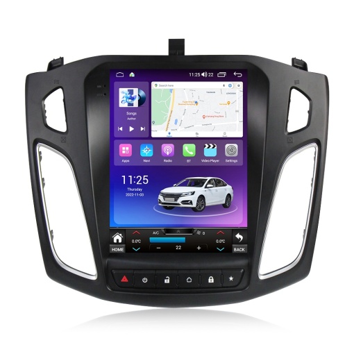 Navigatie Tip Tesla Ford Focus III 2011-2019 9.7 INCH 4 GB RAM + 64 GB ROM QLED 8 CORE SIM CARPLAY COOLER