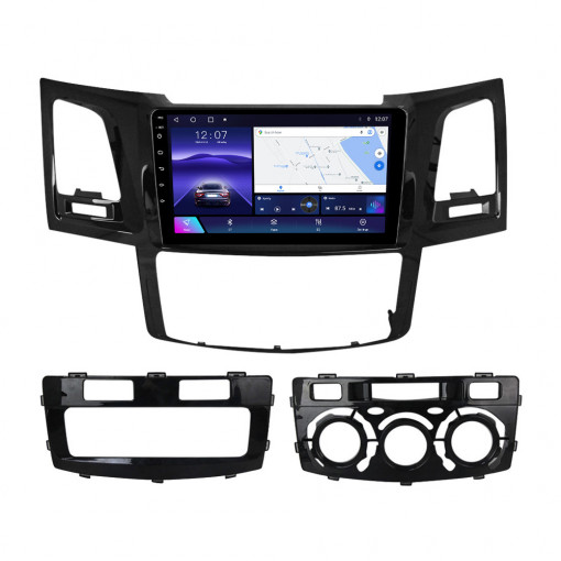 Navigatie Toyota Hilux 2005-2015 9 INCH 2 GB RAM + 32 GB ROM QLED 4 CORE CARPLAY COOLER