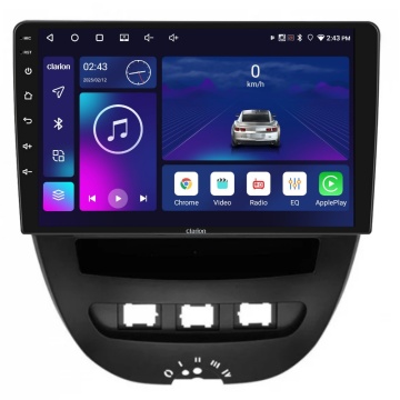 Navigatie Android Clarion GL-300 XD3326 10 Inch Citroen C1 I (2005 - 2014), 4 GB, 64 GB, IPS