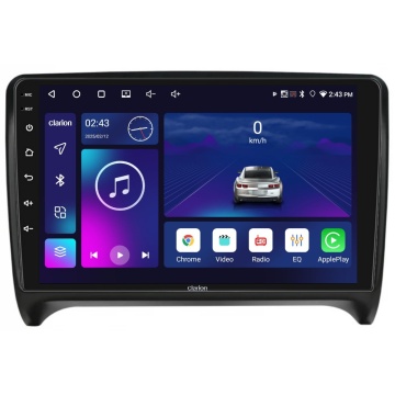Navigatie Android Clarion GL-300 XD3326 9" Audi TT (2006-2015), 2 GB, 32 GB, IPS