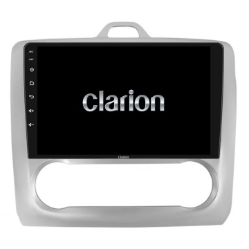 Navigatie Android Clarion GL-300 XD3326 9 Inch Ford Focus II (2004-2011), ( Clima Automata, Gri) 4 GB, 64 GB, IPS