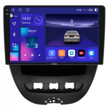Navigatie Android Clarion GL-700 XD6125 10 Inch Toyota Aygo B1 (2005-2014), 8 GB, 256 GB, QLED 2K - Img 2