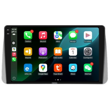 Navigatie Android Clarion GL-700 XD6125 9 Inch Fiat Tipo (dupa 2015), 4 GB, 64 GB, QLED 2K