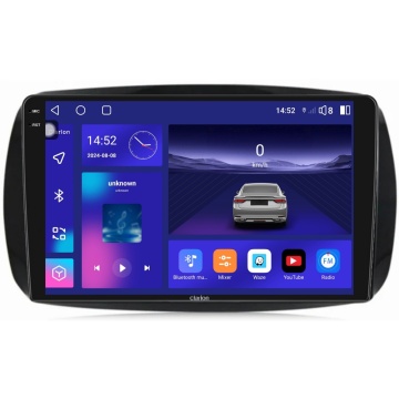 Navigatie Android Clarion GL-700 XD6125 9 Inch Smart Forfour (dupa 2014), 4 GB, 64 GB, QLED 2K - Img 3