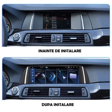 Navigație Android 10.25” pentru BMW Seria 3 (2012-2017), cu ecran IPS Full HD, interfață modernă și compatibilitate CarPlay & Android Auto. Design integrat perfect pentru bordul mașinii.