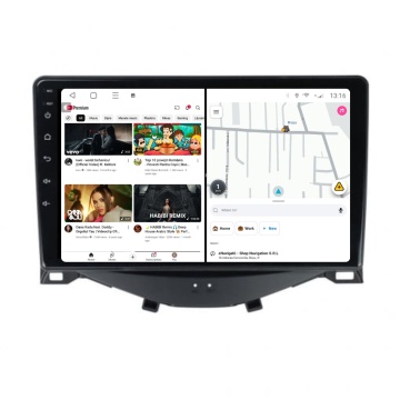Navigatie Citroen C1 I (2014-2022) cu Android, 2GB RAM, 32 GB, Ecran IPS 9" 1280 x 720, CarPlay & Android Auto, WiFi, Bluetooth, suport camera DVR - Img 2