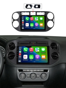 Navigatie Dedicata VW Tiguan I (2007-2018) cu Android, CarPlay, Octa-Core, 2GB RAM, Ecran 10" Touchscreen, SIM 4G - Img 2
