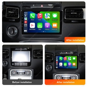Navigatie Dedicata VW Touareg 7P (2010-2018) cu Android, CarPlay, Octa-Core, 2GB RAM, Ecran 9" Touchscreen, SIM 4G - Img 2