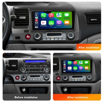 Navigatie Honda Civic VIII (2006-2011) - sedan cu Android, 2GB RAM, 32 GB, Ecran IPS 9" 1280 x 720, CarPlay & Android Auto, WiFi, Bluetooth, suport camera DVR - Img 5
