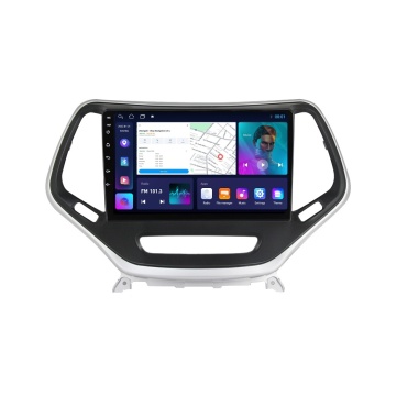 Navigatie Jeep Cherokee V KL (dupa 2014) cu Android, 2GB RAM, 32 GB, Ecran IPS 10" 1280 x 720, CarPlay & Android Auto, WiFi, Bluetooth, suport camera DVR
