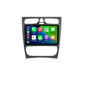 Navigatie Mercedes Benz C CLASS W203 2000-2004 9 inch 8 GB RAM + 128 GB ROM QLED 8 CORE SIM CARPLAY COOLER - Img 2