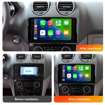 Navigatie Mercedes ML W164 (2005-2012) cu Android, 8GB RAM, 128GB ROM, Ecran QLED 9" Touchscreen, CarPlay Wireless, DSP Pro - Img 5