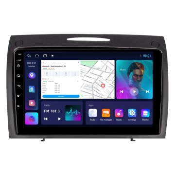NAVIGATIE MERCEDES SLK R171 (2004-2011) CU ANDROID, 4GB RAM, 64 GB, ECRAN IPS 9" 1280 X 720, CARPLAY & ANDROID AUTO, WIFI, BLUETOOTH, SUPORT CAMERA DVR - Img 1