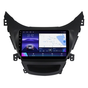 Navigatie Performanta Hyundai Elantra V (2010-2016) cu Android, 4GB RAM, Ecran QLED 9" Touchscreen, CarPlay Wireless, Wi-Fi, DSP, USB, Waze, SIM 4G