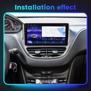 Navigatie Peugeot 2008 2013-2020 9 inch 2 GB RAM + 32 GB ROM QLED 4 CORE CARPLAY COOLER - Img 4