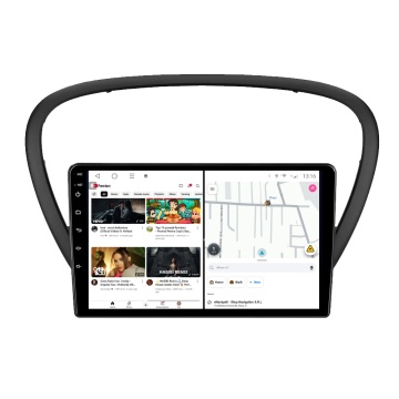 Navigatie Peugeot 607 (2004-2011) cu Android, 6GB RAM, 128GB ROM, Ecran QLED 9" Touchscreen, CarPlay Wireless, DSP - Img 2