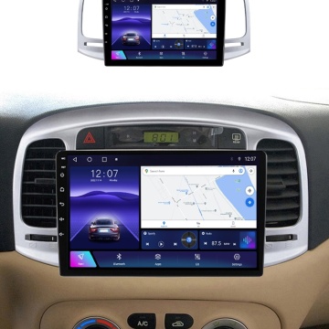 Navigatie Premium Hyundai Accent III (2005-2012) cu Android, 8GB RAM, Ecran QLED 9" Touchscreen, CarPlay Wireless, DSP Pro, Wi-Fi, USB, Waze, SIM 4G - Img 2