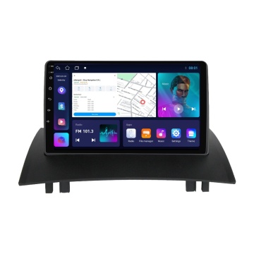 NAVIGATIE RENAULT MEGANE 2 (2001-2009) CU ANDROID, 4GB RAM, 64 GB, ECRAN IPS 9" 1280 X 720, CARPLAY & ANDROID AUTO, WIFI, BLUETOOTH, SUPORT CAMERA DVR