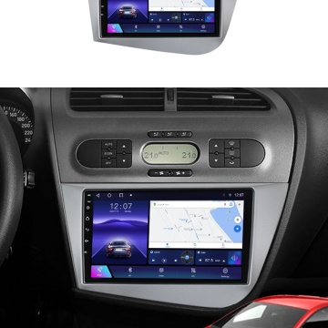 Navigatie Seat Leon 1P (2005-2013) cu Android, 6GB RAM, 128GB ROM, Ecran QLED 9" Touchscreen, CarPlay Wireless, DSP - Img 2