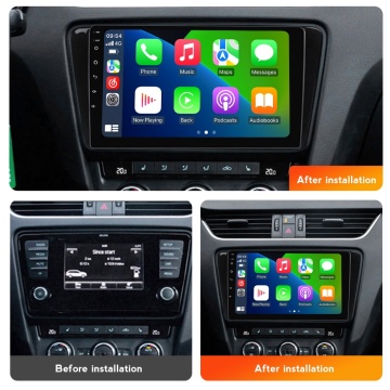 Navigatie Skoda Octavia III (2013-2020) cu Android, 2GB RAM, 32 GB, Ecran IPS 10" 1280 x 720, CarPlay & Android Auto, WiFi, Bluetooth, suport camera DVR - Img 3