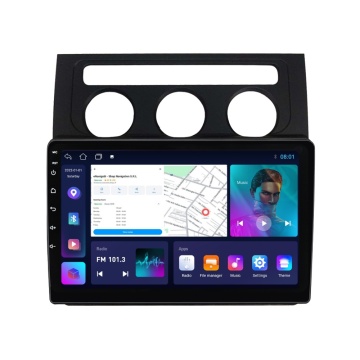 NAVIGATIE VOLKSWAGEN TOURAN I (2003-2010) CU ANDROID, 4GB RAM, 64 GB, ECRAN IPS 10" 1280 X 720, CARPLAY & ANDROID AUTO, WIFI, BLUETOOTH, SUPORT CAMERA DVR