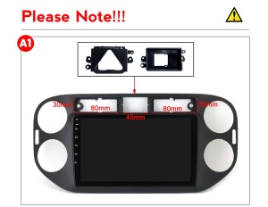 Navigatie VW Tiguan I 2007-2012 9 inch 1 GB RAM + 32 GB ROM 4 Core COOLER - Img 4